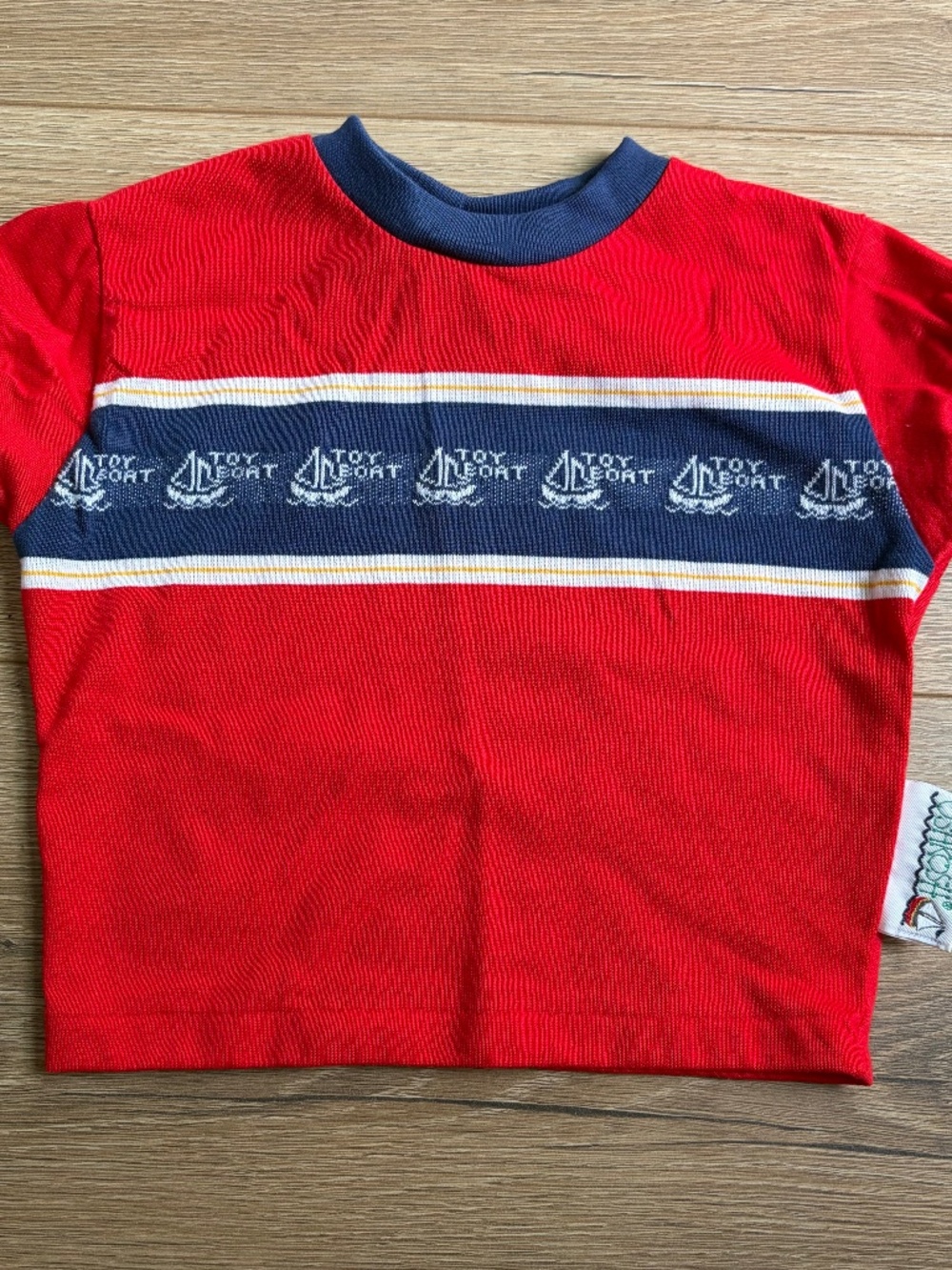 Vintage OshKosh Boys Boat Tee l 12M